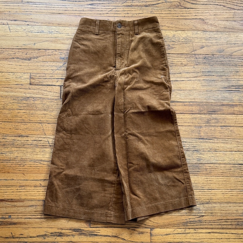Uniqlo Brown Wide Leg Corduroy Pants